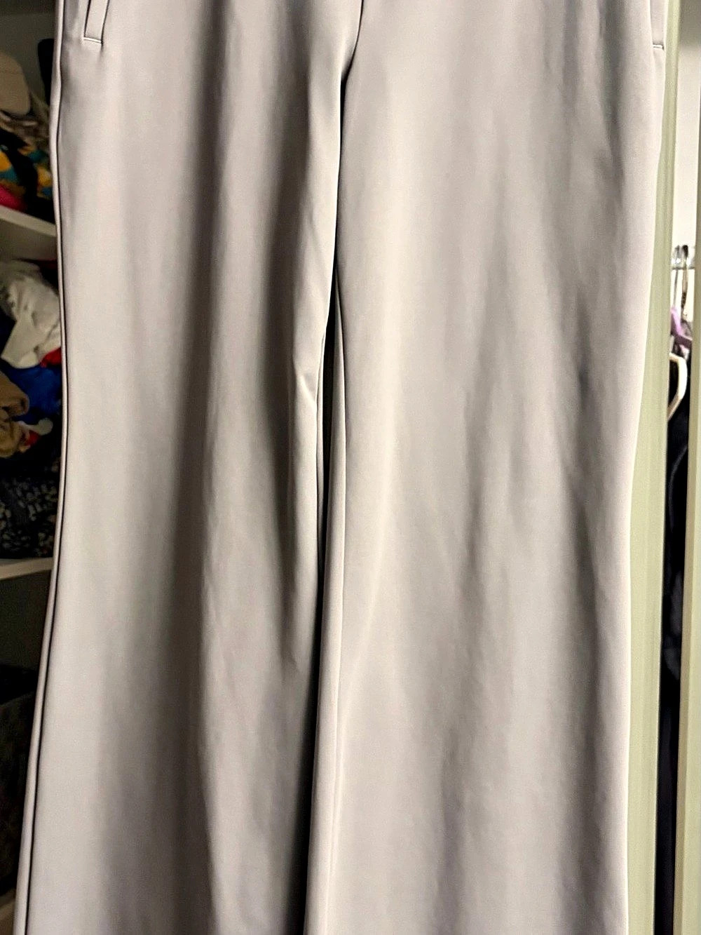 Halara Wide Leg Trouser Gray Trousers